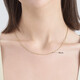 Chow Sang Sang Yellow Chopard Chain 18K Gold Necklace Versatile Plain Chain Clavicle Chain 10346NKY Pricing 45cm