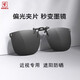 Murata Inao sunglasses clip polarized sunglasses ultra-light myopia clip driving special sunglasses clip polarized gray film