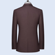 Septwolves Jacket Expert Light Luxury Suit Men's Autumn and Winter One Button Single Slit Two-piece Wedding Banquet Sheep Wool Suit Suit Dark Red L 175 120-135Jin Jin is equal to 0.5 kg