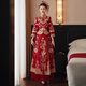 Grosfairy XiUhe Tragen 2025 Neues Braut Hochzeitskleid Kleider Chinesisches Hochzeitskleid Dragon Phoenix Kleid Toast Kleidung Show und Set fenglaiyi Diamondless s