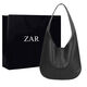 Hong Kong bag shopping for women 2024 autumn and winter new bucket bag large capacity tote bag feeling armpit shoulder bag black counter