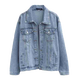 Semir Spring New Blue Denim Jacket Women's Spring and Autumn Korean Style Casual Outer Top bf Loose Denim Jacket Blue Semir s 12XL Blue