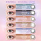Bausch & Lomb half-year disposable colored contact lenses, size, diameter, myopia contact lenses, cube of light, 1 piece, 350 degrees