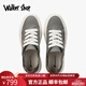 Zapatos de lona de longaglia para hombres 2025 Summer Nuevo estilo [tela transpirable seleccionada] Zapatos de hombres de lujo de lujo Soft Sole Board Casual For Men Gray 42