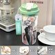 Noya Aya Aya Ri Evangelion Peripheral Animation 2d Water Cup für Freunde BXAO14382 New Century Three Drink Design [550 ml Pink] -Anleiter Druck