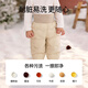 OUYUN children's down pants for boys and girls in autumn and winter, high-waisted pants, warm white duck down trousers, Oatmeal Coffee 100