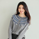 Eifini eifini eifini retro fashionable knitted cardigan 2025 winter new Korean style top gray pre-sale January 17th M