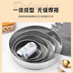 Fun appliance sieve flour sieve stainless steel basket gong sieve filter sieve household mesh sieve baking ultra-fine leakage flour rice small medium 10cm 40 mesh filter cake powder/flour stainless steel