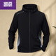 Bmai (bmai) sports windbreaker jacket for men spring quick-drying running long-sleeved new morning running training windproof cycling clothing spring and autumn black jacket quick-drying_sports_loose new style XL