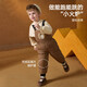 ASK JUNIOR Waterproof Boys' Pants Winter Thickened Warm Children's Down Pants Children's Overalls Soft Shell Pants Trousers