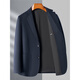 Lilan men's casual suit 2025 autumn and winter new wool single suit middle-aged men's suit woolen jacket navy blue M 170/88