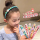Chengyang Children's Cartoon Headbands for Girls Spring and Summer Anti-Slip Teethed Headbands for Broken Hair Little Girls Headdresses Cute Girls Hair Bundles Children's Kirby Toothed Headbands 5-piece Set