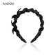 AJIDOU Ajidou hair accessories women's black butterfly fashion headband fabric hair accessories high skull headband black 1 piece