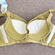 Aidai 2023 New BRA 6629 Top montierte atmungsaktive Meridian-Einstellung Typ Weichstahl Ring Frauen Unterwäsche gelbe Blätter (Dicke ca. 2 cm) 75B mittelschwerbecher ca. 1 cm