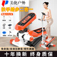 Stepper household treadmill small silent unisex elliptical mountaineering treadmill mini fitness basic model orange
