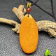 Fuwanzhe Natural Beeswax Zodiac Horse Pendant Baltic Amber Horse Pendant 58X28.5X14.5mm 15.85g