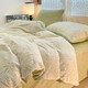 2025 new flannel coral velvet plush winter thickened plus velvet bed sheets milk velvet four-piece warm bedding set Bamboo Linjian-green bed sheet style 1.8 four-piece set-quilt cover 200x230