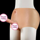 Jiuai (JIUAI) women's wearable penis dildo sexy underwear sex products lesbian toy three generations of skin tattoo nude waist L size (about 150-23