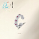 CIGA LONG Baoxiang Lotus Pattern Ruby Stud Earring Ring New Chinese Style Jewelry Baoxiang Lotus Pattern Ruby Ring 17-18