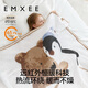 Manxi (EMXEE) baby half-edge velvet blanket for children and babies autumn and winter plush warm blanket kindergarten blanket air-conditioning quilt swan dance 110*130cm