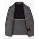 Lilang Herren-Wolljacke Herbst und Winter Neue doppelseitige Kaschmirjacke mittleren Alters im mittleren Alter lässig Wollwolle Top schwarz 180/xl
