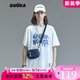 Guyuka (Guuka) Xsank Hip-Hop Camiseta de marca de moda