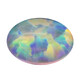 Everlasting Leaf Opal Stone Egg Shape Flat Bottom Plain Artificial Gemstone OPAL Oval Ring Face 10*12mm