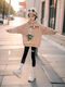 Girls sweatshirt spring and autumn 2024 new style for children, girls, big children, autumn and winter velvet tops, fashionable children's clothing for girls, Korean version, off-white spring and autumn style, 110, 120 sizes, recommended around 110CM, this size does not come with a hood string