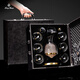 Kaihuan high-end Burgundy red wine glass set gift box rotating decanter home diamond wine glass gift (main picture gold diamond 8 pieces) red wine glass * 6 + cup holder * 1 + decanter * 1 520ml 6 pcs