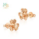 Chow Sang Sang 18K rose gold rose gold mint series earrings for women 92075E Pricing