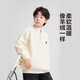 Zuoxi Boys' Sweater Half Zipper Autumn and Winter Clothes 2025 New Children's Sweater Boys Top Trendy Red 150