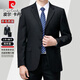 Pierre Cardin Wool Suit Suit Men's Spring and Autumn Business Formal Two-piece Suit for Middle-aged and Elderly Dads No-Iron Suit Jacket for Men Navy Three Buttons No Slits Please Note Waist Circumference when Ordering XL 180/96A Recommended 155-165 Jin Jin is equal to 0.5 kg