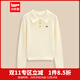 IEF/Aiyifu 2025 winter and spring new style Korean style simple casual commuting temperament daily versatile woolen top apricot one size