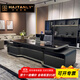Hanjitangyu high-end boss desk desk simple modern light luxury president desk chairman general manager office desk and chair combination 2.4 meters boss desk