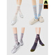 AR lightweight pile socks miu ballet style cotton bottom stockings thin 2025 new calf socks autumn slimming long socks popular king - calf socks combination one size (36-40)