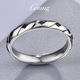 GsunG platinum rhombus ring for men PT950 pure white gold rhombus black gold bracelet for girls fashionable and exquisite ring. Priced by gram. Contact before bidding.