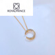 ROYALPRINCESSakoya seawater pearl pendant 758MM heavenly moon women's pendant 18K gold akoya without chain 7 points 58mm