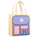 Tool bag original style dopamine color handbag cute appearance high storage bag holiday tool bag dopamine handbag-dream purple-1 pack
