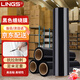 LINGS black stretch film 50cm*220m film net weight 2kg/roll single roll manual packaging film protective film PE stretch film pallet packaging