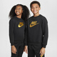 Nike (NIKE) big children's fleece sweatshirt winter new knitted boys and girls NIKE CLUB FLEECE HQ0975