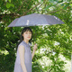 WPC.WPC Parasol klein und tragbar für Frauen mit hochwertigem Haken-Sonnenschutz Sonnenschutz mit Regen Doppelzweck Vinyl Sonnenschutz [Perlreihe] -White 801-15924-102of