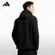 ADIDAS Adidas three-in-one jacket men's and women's autumn and winter new outdoor windproof warm cotton sports jacket black JL8263 counter genuine water-repellent and splash-proof XL