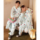 Gongdie Heat Storage Type Crayon Shin-chan Autumn and Winter Couple Pajamas Women's Thickened Flannel Warm Men's Home Clothes