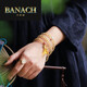Banach Pure Body Citrine Bracelet 108 beads multi-circle money bag gift for women beads 6mm three-circle