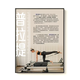 Yusenyi Yoga Studio Pilates Hanging Painting Background Wall Decoration Painting Gym Master Personal Training Studio Inspirational 8. Joseph Pilates Quotations 9MM Thick Frameless Painting Single Price For Multiple Paintings Please Add to Shopping Cart 30x40cm
