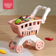 贝恩施购物车儿童过家家玩具女孩手推车蔬菜水果模拟厨房玩具