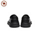 Camel Casual Leather Shoes Men's Business Cow Leather Soft Sole Comfortable Slip-On Men's Shoes P15A297013 Black 40