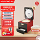 Huaying Patent certified low sugar rice cooker household 0-coating smart rice cooker stainless steel double bladder multi-function rice soup separated and drained rice mini 3 liters 2-3-4-6 people 3L classic red patented low sugar certified 1-6 people flagship double bladder model wooden steamer + steel steamer