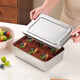 Baijie tiramisu box with lid crisper stainless steel mousse cake dessert packaging box baking mold tray fruit plate