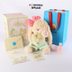 Maternal Mother Naughty Hill Annie Rabbit Doll Plush Toy Soothing Cute Doll Children and Girls Festival Annie Rabbit + Overalls Set + Gift Box